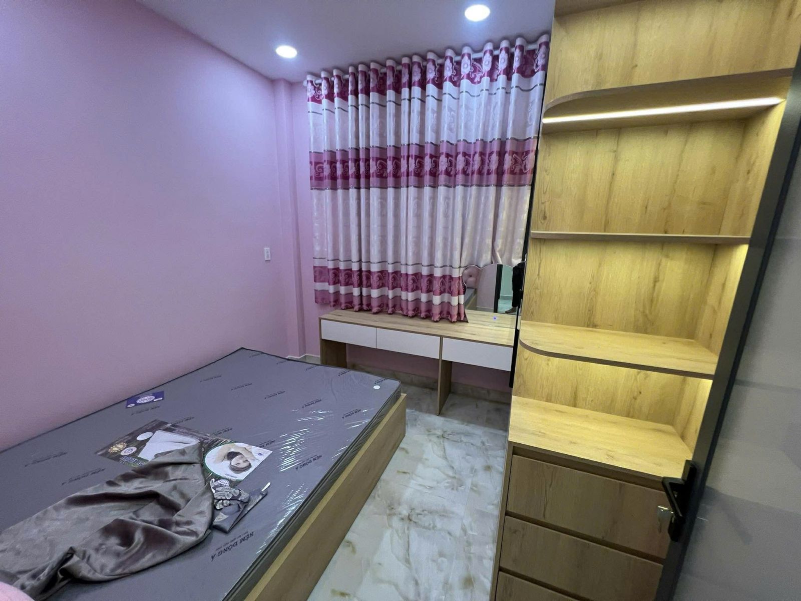 Thi công nội thất phòng khách Trà Ôn