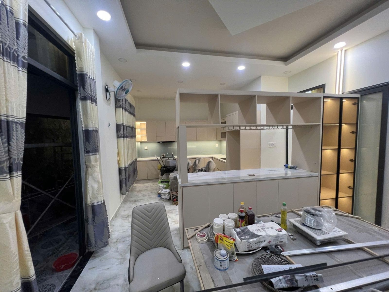 Thi công nội thất phòng bếp Trà Ôn