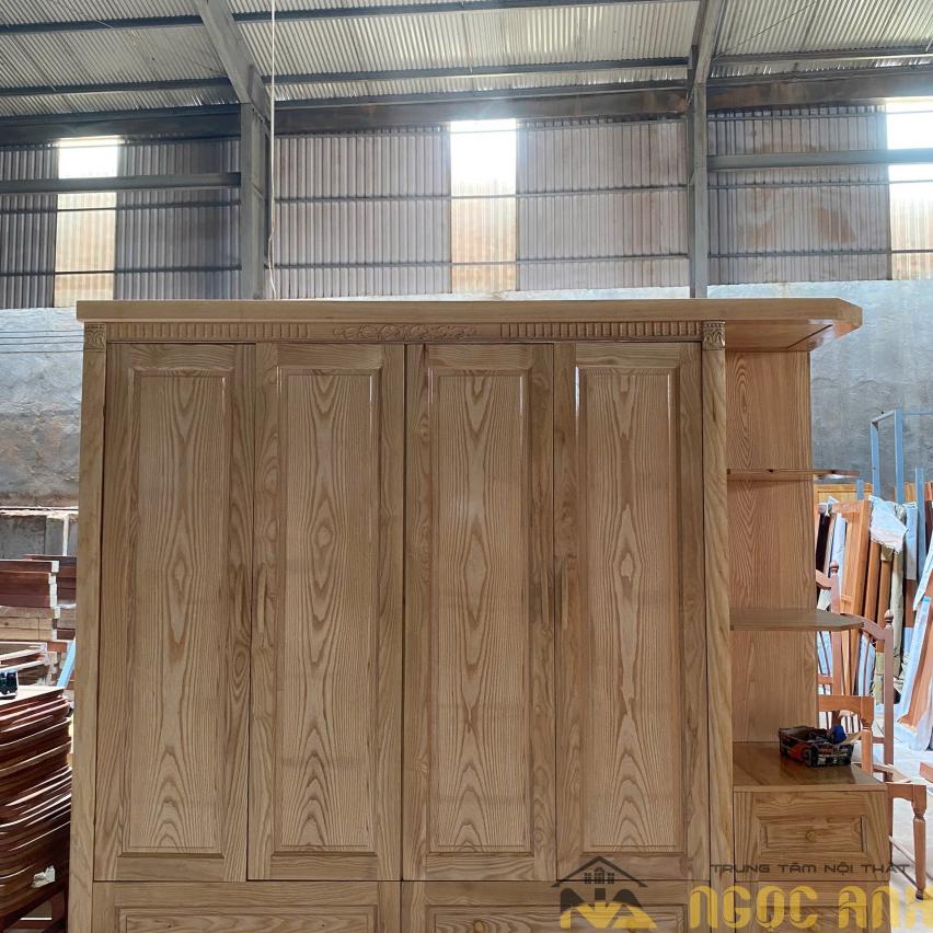 Mẫu tủ gỗ Sồi Nga Hiện Đại