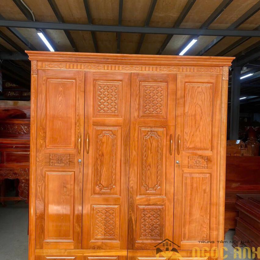 mẫu tủ gỗ Xoan Đào