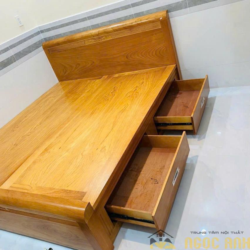 Giường gỗ Gõ Đỏ