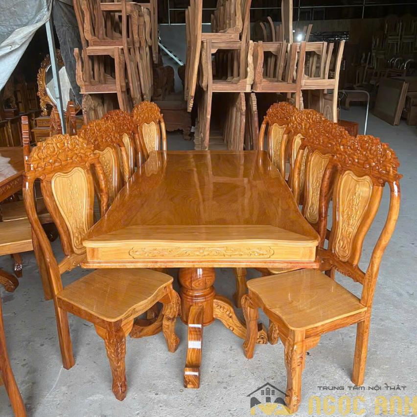 Bàn ghế tiếp khách gỗ tự nhiên