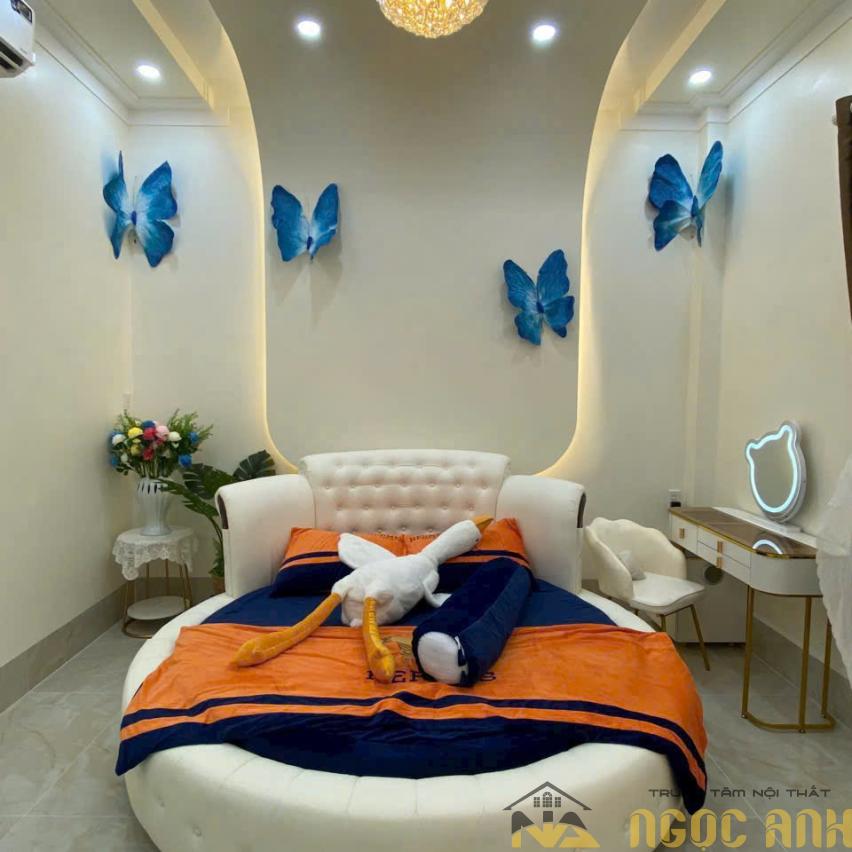 Giường Tròn Tân Cổ Điển